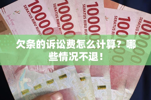 济南欠条的诉讼费怎么计算?哪些情况不退! 济南欠条的诉讼费怎么计算?哪些情况不退!