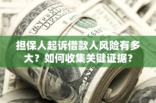济南担保人起诉借款人风险有多大？如何收集关键证据？