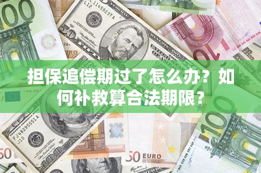 济南担保追偿期过了怎么办？如何补救算合法期限？