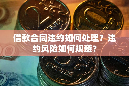 济南借款合同违约如何处理？违约风险如何规避？