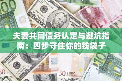 济南夫妻共同债务认定与避坑指南：四步守住你的钱袋子