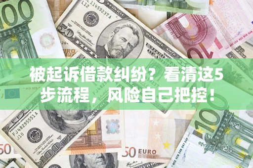 济南被起诉借款纠纷？看清这5步流程，风险自己把控！