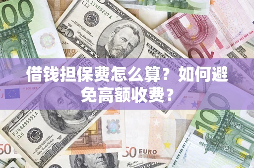 济南借钱担保费怎么算？如何避免高额收费？